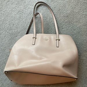 Large Rose Cloud Kate Spade Evangelie Work Bag Tote